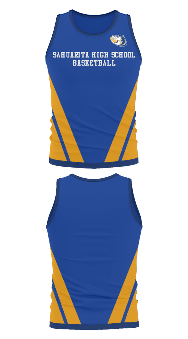 Tank Top, Sahuarita High School Basketball, Men's Basketball, Teamtime, Team time, sublimation, custom sports apparel, team uniforms, spirit wear, spiritwear, sports uniforms, custom shirts, team store, custom team store, fundraiser sports, apparel fundraiser