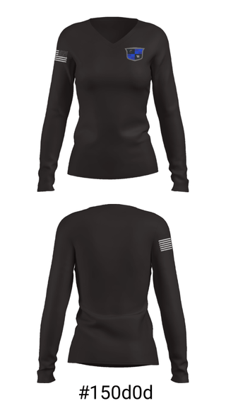 Women's Long Sleeve Vneck Shirt, Charlie West, Police, Teamtime, Team time, sublimation, custom sports apparel, team uniforms, spirit wear, spiritwear, sports uniforms, custom shirts, team store, custom team store, fundraiser sports, apparel fundraiser