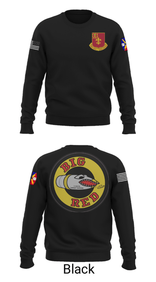 Crew Neck Sweatshirt, 1-145 FA, National Guard, Teamtime, Team time, sublimation, custom sports apparel, team uniforms, spirit wear, spiritwear, sports uniforms, custom shirts, team store, custom team store, fundraiser sports, apparel fundraiser