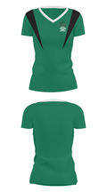 Sonoma Valley High School Swimming 39780566 Women's Short Sleeve V-neck Shirt - 33