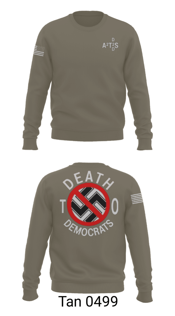 Crew Neck Sweatshirt, D.2.D, Police, Teamtime, Team time, sublimation, custom sports apparel, team uniforms, spirit wear, spiritwear, sports uniforms, custom shirts, team store, custom team store, fundraiser sports, apparel fundraiser