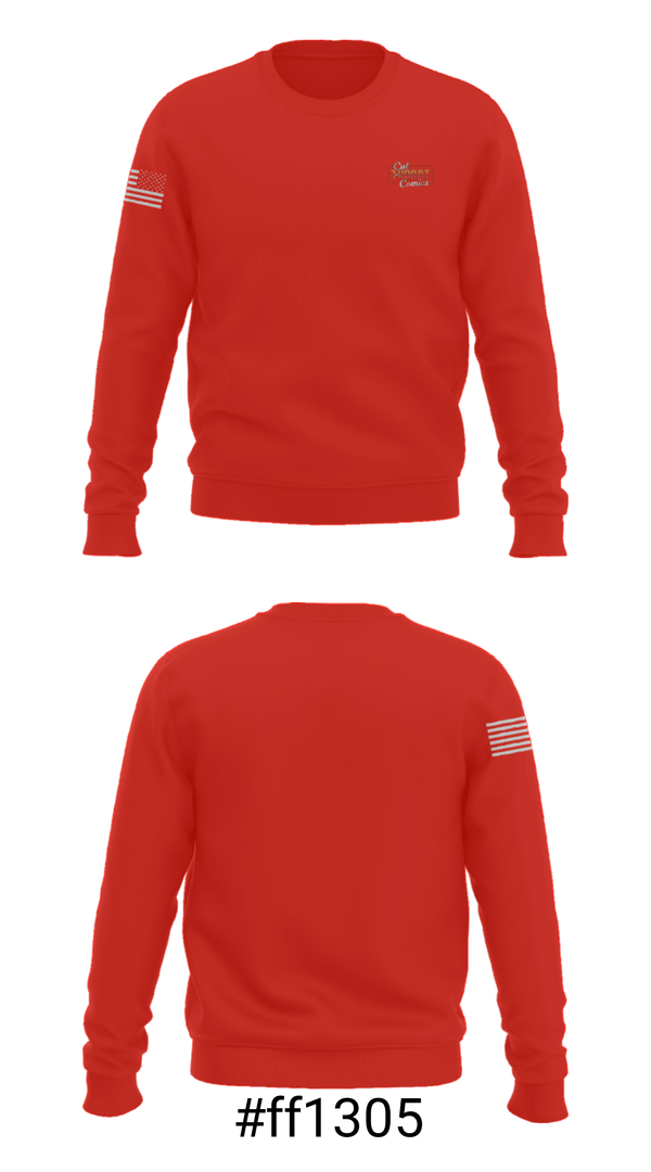 Crew Neck Sweatshirt, Cut Throat Comics, , Teamtime, Team time, sublimation, custom sports apparel, team uniforms, spirit wear, spiritwear, sports uniforms, custom shirts, team store, custom team store, fundraiser sports, apparel fundraiser
