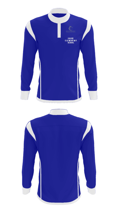 Grove Elementary School 74283709 Quarter Zip Jacket - 37
