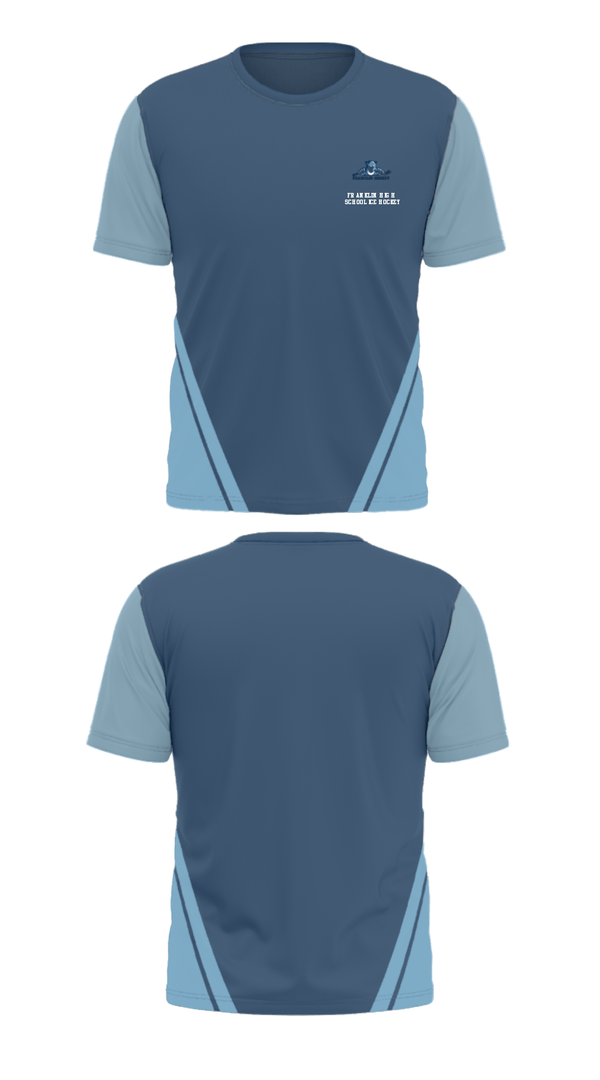 Short Sleeve Performance Shirt, Franklin High School Ice hockey, Ice Hockey, Teamtime, Team time, sublimation, custom sports apparel, team uniforms, spirit wear, spiritwear, sports uniforms, custom shirts, team store, custom team store, fundraiser sports, apparel fundraiser