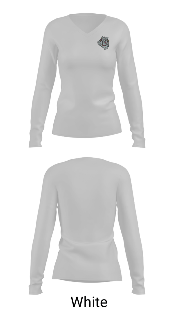 Women's Long Sleeve Vneck Shirt, Eustace High School Basketball, Women's Basketball, Teamtime, Team time, sublimation, custom sports apparel, team uniforms, spirit wear, spiritwear, sports uniforms, custom shirts, team store, custom team store, fundraiser sports, apparel fundraiser
