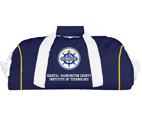 Duffle Bag, Coastal Washington County Institute Of Technology, Spirit Store, Teamtime, Team time, sublimation, custom sports apparel, team uniforms, spirit wear, spiritwear, sports uniforms, custom shirts, team store, custom team store, fundraiser sports, apparel fundraiser