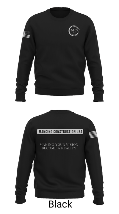 Mancino Construction USA 42184124 Crew Neck Sweatshirt - 9