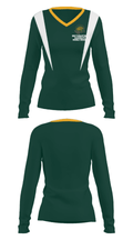 Southeastern Randolph Middle School 21554797 Women's Long Sleeve V-neck Shirt - 29