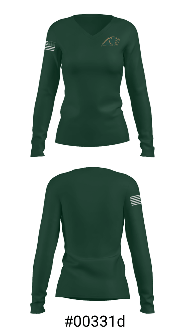 Women's Long Sleeve Vneck Shirt, SHOW LOW HIGH SCHOOL, Spirit Store, Teamtime, Team time, sublimation, custom sports apparel, team uniforms, spirit wear, spiritwear, sports uniforms, custom shirts, team store, custom team store, fundraiser sports, apparel fundraiser