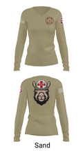Alpha Company, WBAMC 94187438 Women's Long Sleeve V-neck Shirt - 47