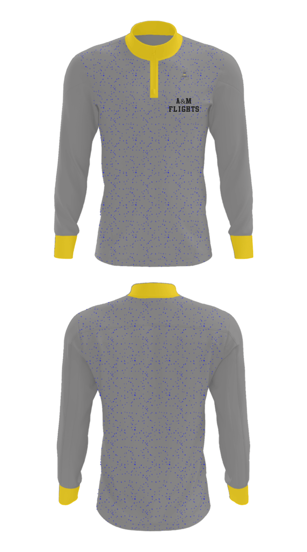 Quarter Zip Jacket, A&M FLIGHTS, , Teamtime, Team time, sublimation, custom sports apparel, team uniforms, spirit wear, spiritwear, sports uniforms, custom shirts, team store, custom team store, fundraiser sports, apparel fundraiser
