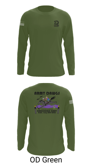 Long Sleeve Performance Shirt, , Army, Teamtime, Team time, sublimation, custom sports apparel, team uniforms, spirit wear, spiritwear, sports uniforms, custom shirts, team store, custom team store, fundraiser sports, apparel fundraiser
