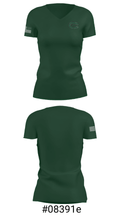 Canton Youth Basketball Association 12941675 Women's Short Sleeve V-neck Shirt - 21