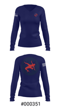 Tennessee Aau Wrestling 56091199 Women's Long Sleeve V-neck Shirt - 20