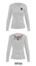 Fort Benton School 2237534 Women's Long Sleeve V-neck Shirt - 6