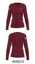 Roosevelt Elementary School 94672015 Women's Long Sleeve V-neck Shirt - 20