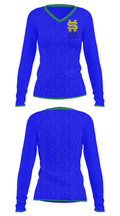 St Martin High School Swimming 70383314 Women's Long Sleeve V-neck Shirt - 31