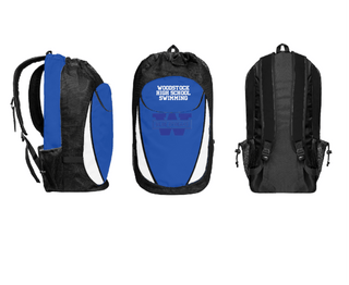 Gear Bag, Woodstock High School Swimming, Swimming, Teamtime, Team time, sublimation, custom sports apparel, team uniforms, spirit wear, spiritwear, sports uniforms, custom shirts, team store, custom team store, fundraiser sports, apparel fundraiser