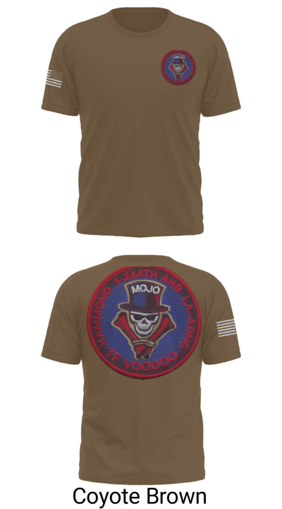 1-244th AASF 18412606 Short Sleeve Performance Shirt - 14