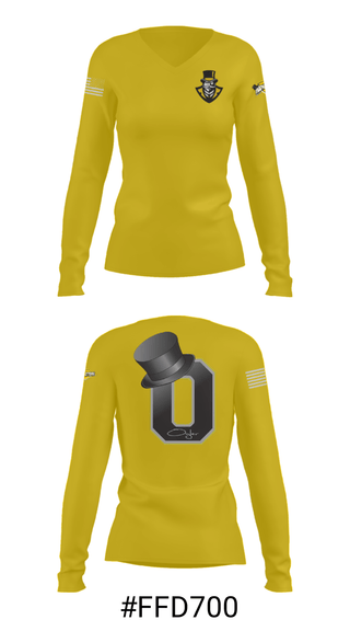 Women's Long Sleeve Vneck Shirt, Oyler High School, Spirit Store, Teamtime, Team time, sublimation, custom sports apparel, team uniforms, spirit wear, spiritwear, sports uniforms, custom shirts, team store, custom team store, fundraiser sports, apparel fundraiser