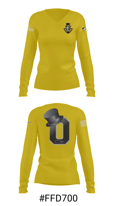 Oyler High School 95856715 Women's Long Sleeve V-neck Shirt - 20