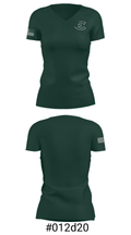 Evergreen High School Wrestling 14031205 Women's Short Sleeve V-neck Shirt - 21