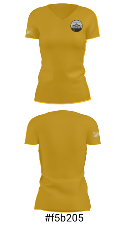 Brownsville Preparatory Institute 8022395 Women's Short Sleeve V-neck Shirt - 21