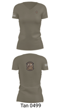 Golden Dragon  AST 25018707 Women's Short Sleeve V-neck Shirt - 36