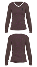 DHK Entertainment 58516776 Women's Long Sleeve V-neck Shirt - 31