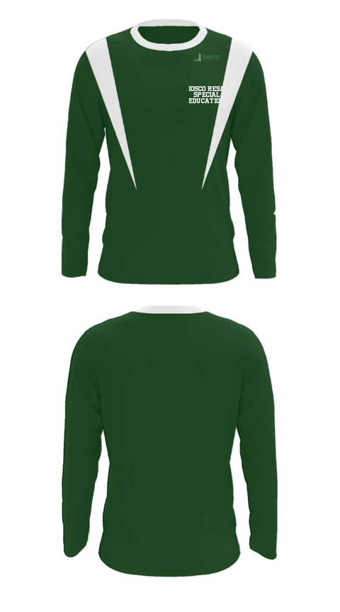 Long Sleeve Performance Shirt, IOSCO RESA Special Education, Spirit Store, Teamtime, Team time, sublimation, custom sports apparel, team uniforms, spirit wear, spiritwear, sports uniforms, custom shirts, team store, custom team store, fundraiser sports, apparel fundraiser