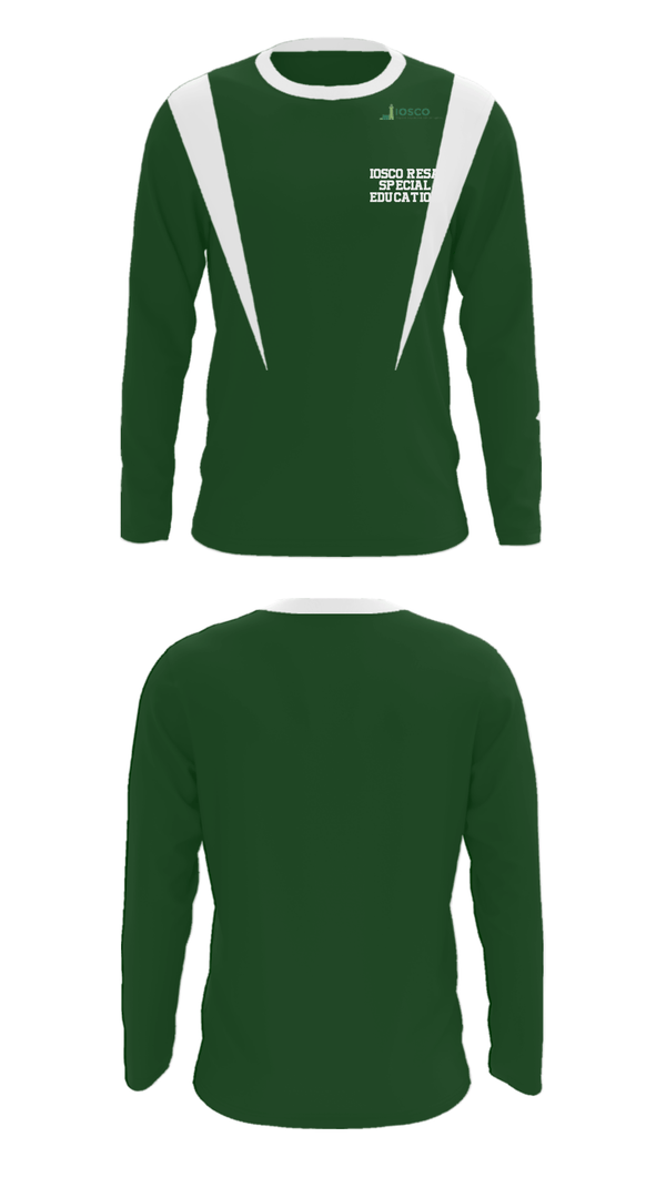 Long Sleeve Performance Shirt, IOSCO RESA Special Education, Spirit Store, Teamtime, Team time, sublimation, custom sports apparel, team uniforms, spirit wear, spiritwear, sports uniforms, custom shirts, team store, custom team store, fundraiser sports, apparel fundraiser