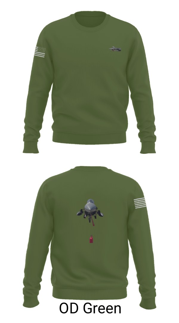Crew Neck Sweatshirt, 114th fighter wing, National Guard, Teamtime, Team time, sublimation, custom sports apparel, team uniforms, spirit wear, spiritwear, sports uniforms, custom shirts, team store, custom team store, fundraiser sports, apparel fundraiser