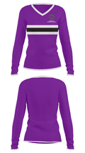 Mascoutah Elementary School 5135755 Women's Long Sleeve V-neck Shirt - 31