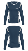 Wilsonville High School Wrestling 77157737 Women's Long Sleeve V-neck Shirt - 31