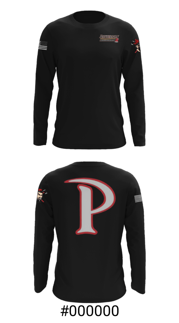 Long Sleeve Performance Shirt, Patterson, Men's Basketball, Teamtime, Team time, sublimation, custom sports apparel, team uniforms, spirit wear, spiritwear, sports uniforms, custom shirts, team store, custom team store, fundraiser sports, apparel fundraiser