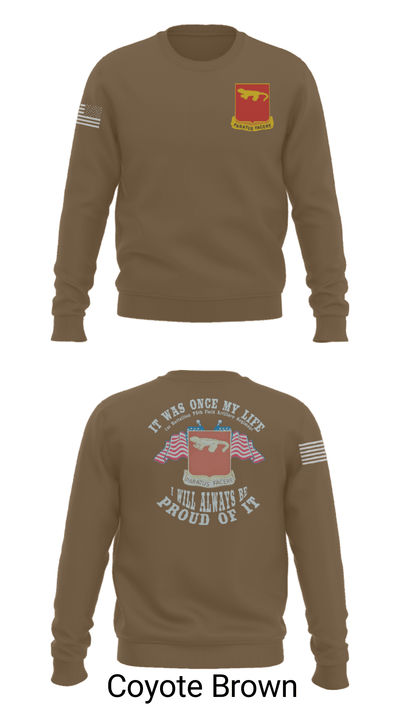 Alpha Battery 1st Battalion 75th Field Artillery 73323132 Crew Neck Sweatshirt - 10