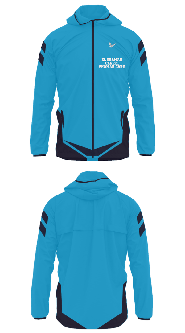 Windbreaker, EL SHAMAH CAREEL SHAMAH CARE, , Teamtime, Team time, sublimation, custom sports apparel, team uniforms, spirit wear, spiritwear, sports uniforms, custom shirts, team store, custom team store, fundraiser sports, apparel fundraiser