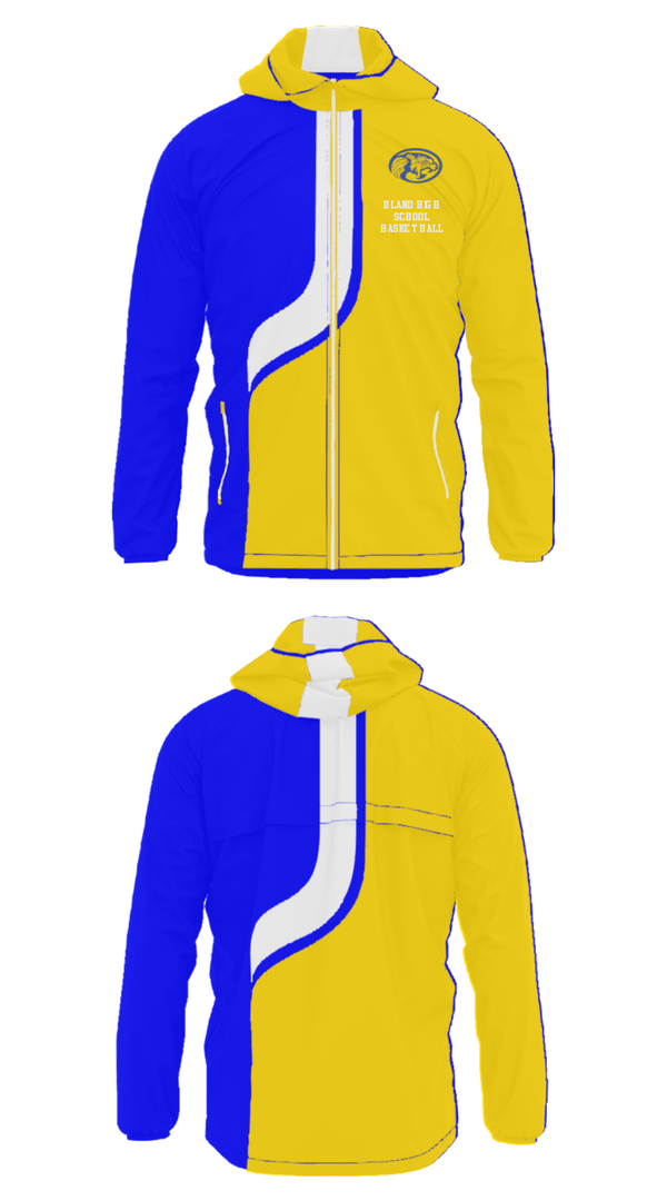 Windbreaker, Bland High School Basketball, Women's Basketball, Teamtime, Team time, sublimation, custom sports apparel, team uniforms, spirit wear, spiritwear, sports uniforms, custom shirts, team store, custom team store, fundraiser sports, apparel fundraiser