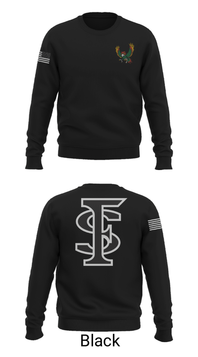 Lawrence Free State High School Gymnastics 53917498 Crew Neck Sweatshirt - 9