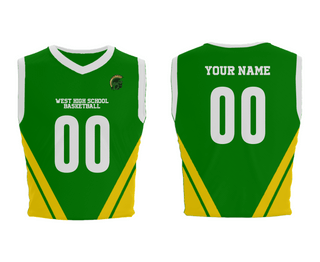 Mens Basketball Jersey, West High School Basketball, Women's Basketball, Teamtime, Team time, sublimation, custom sports apparel, team uniforms, spirit wear, spiritwear, sports uniforms, custom shirts, team store, custom team store, fundraiser sports, apparel fundraiser