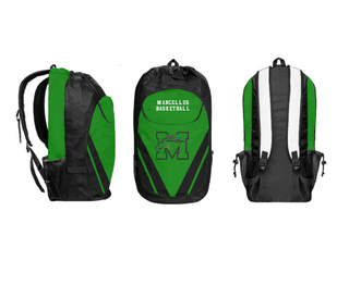 Gear Bag, Marcellus Senior High School Basketball, Men's Basketball, Teamtime, Team time, sublimation, custom sports apparel, team uniforms, spirit wear, spiritwear, sports uniforms, custom shirts, team store, custom team store, fundraiser sports, apparel fundraiser