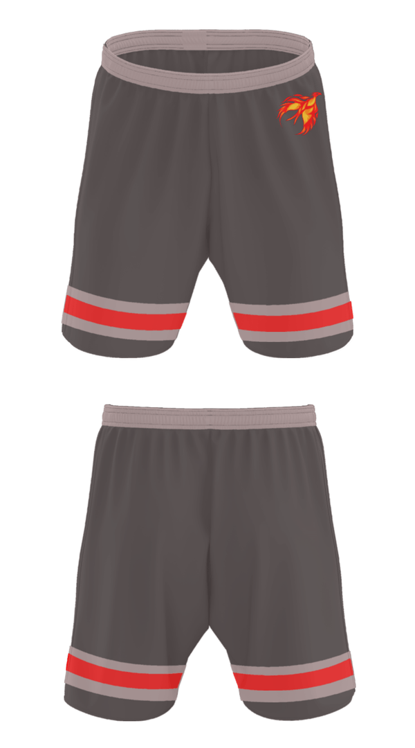 Athletic Shorts With Pockets, Ohio Phoenix, Women's Basketball, Teamtime, Team time, sublimation, custom sports apparel, team uniforms, spirit wear, spiritwear, sports uniforms, custom shirts, team store, custom team store, fundraiser sports, apparel fundraiser