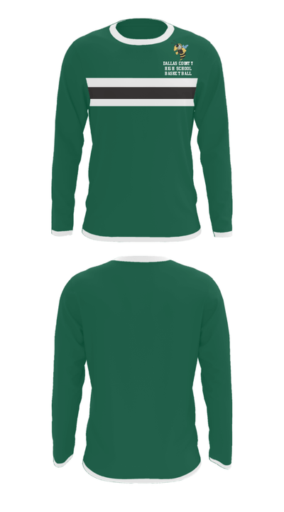 Dallas County High School Basketball 55254763 Long Sleeve Performance Shirt - 23
