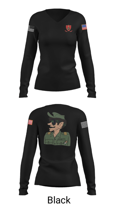 Legión Extranjera USA 37653528 Women's Long Sleeve V-neck Shirt - 23