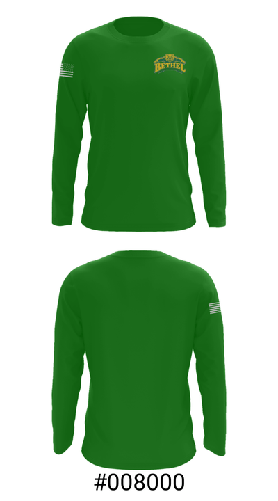 Bethel High School 30523815 Long Sleeve Performance Shirt - 18