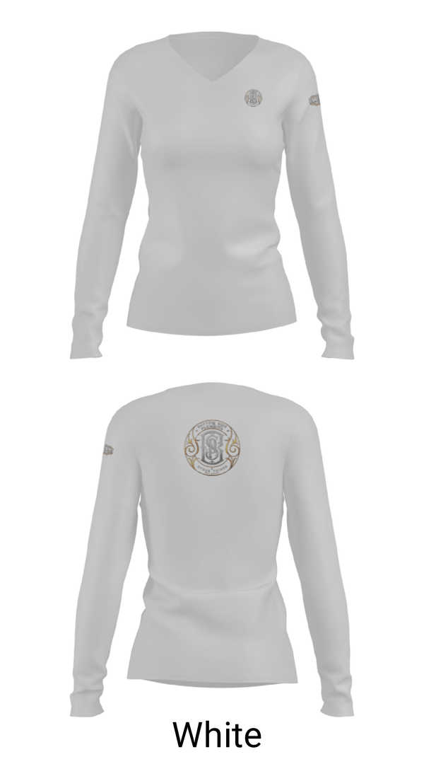 Women's Long Sleeve Vneck Shirt, Bottom Side Plumbing and other things, , Teamtime, Team time, sublimation, custom sports apparel, team uniforms, spirit wear, spiritwear, sports uniforms, custom shirts, team store, custom team store, fundraiser sports, apparel fundraiser