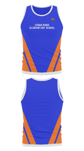 Tank Top, Cedar Ridge Elementary School, Spirit Store, Teamtime, Team time, sublimation, custom sports apparel, team uniforms, spirit wear, spiritwear, sports uniforms, custom shirts, team store, custom team store, fundraiser sports, apparel fundraiser