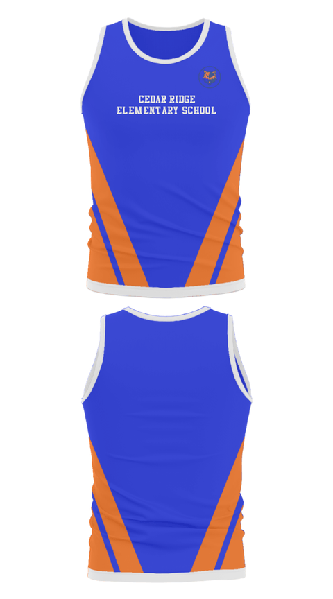 Tank Top, Cedar Ridge Elementary School, Spirit Store, Teamtime, Team time, sublimation, custom sports apparel, team uniforms, spirit wear, spiritwear, sports uniforms, custom shirts, team store, custom team store, fundraiser sports, apparel fundraiser