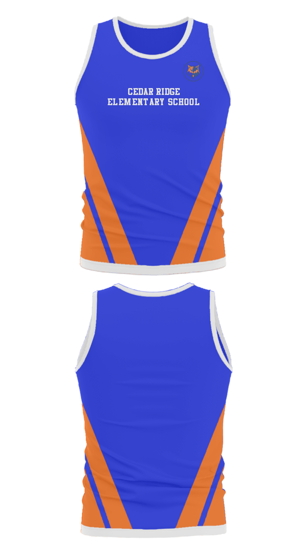 Tank Top, Cedar Ridge Elementary School, Spirit Store, Teamtime, Team time, sublimation, custom sports apparel, team uniforms, spirit wear, spiritwear, sports uniforms, custom shirts, team store, custom team store, fundraiser sports, apparel fundraiser