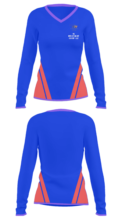 VG Investment Group LLC 24332315 Women's Long Sleeve V-neck Shirt - 23